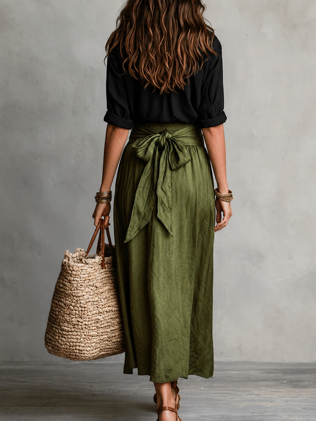 Martina | Elegant and Flowing One-Shoulder Maxi Dress