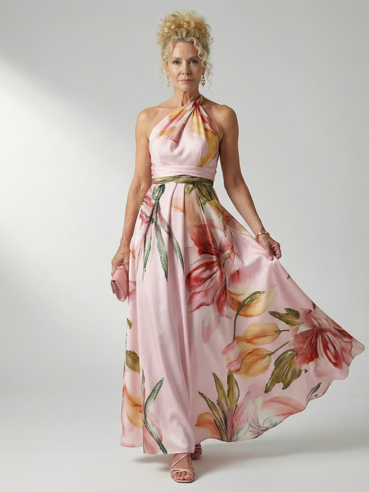 Amiel floral maxi dress
