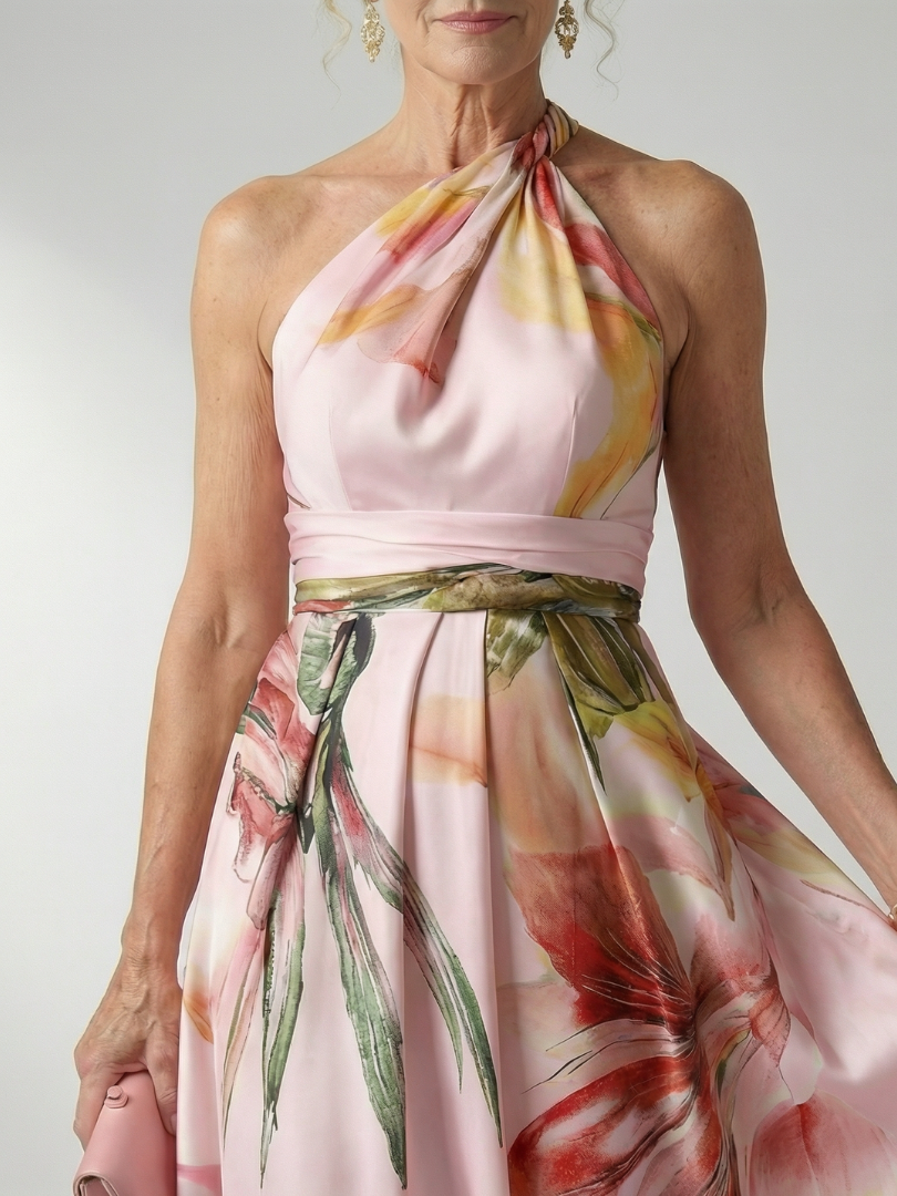 Amiel floral maxi dress