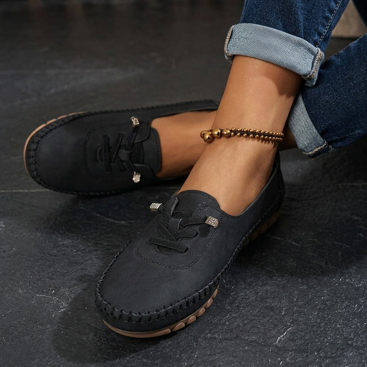 Daniela Soft Moccasin Slippers with Full Foot Support