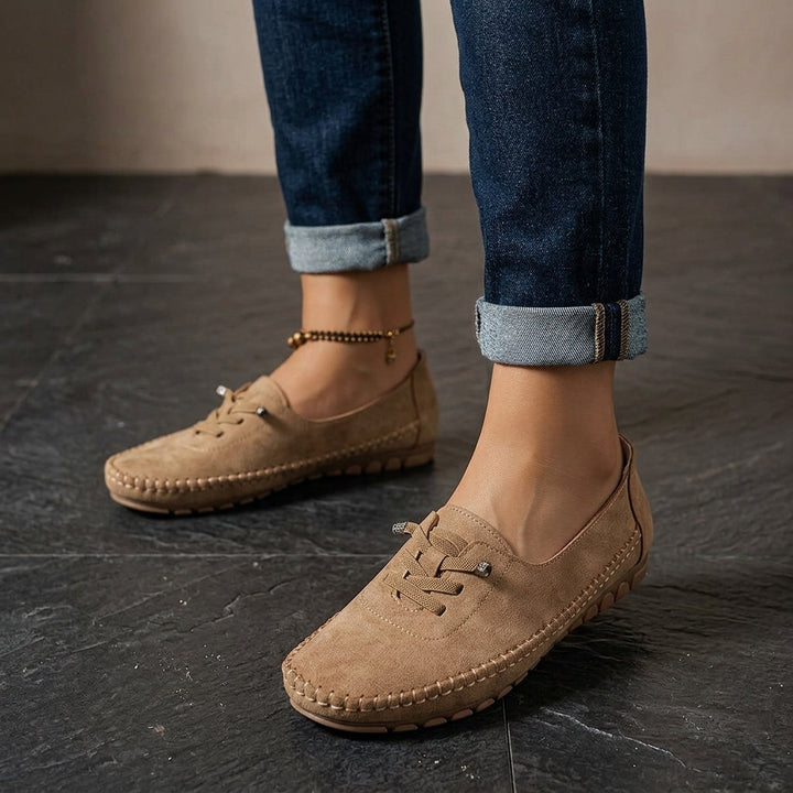 Daniela Soft Moccasin Slippers with Full Foot Support