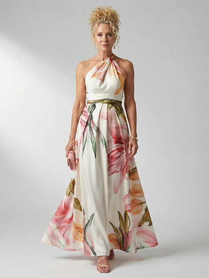 Amiel floral maxi dress