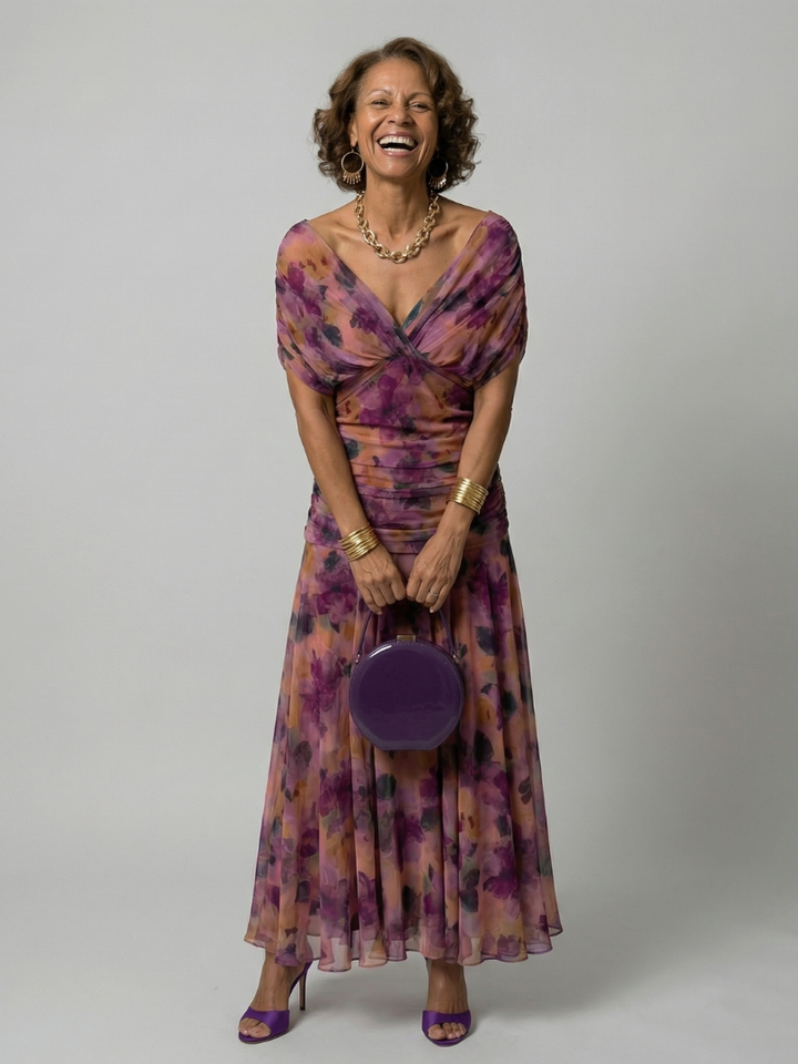 Calen off-shoulder midi dress