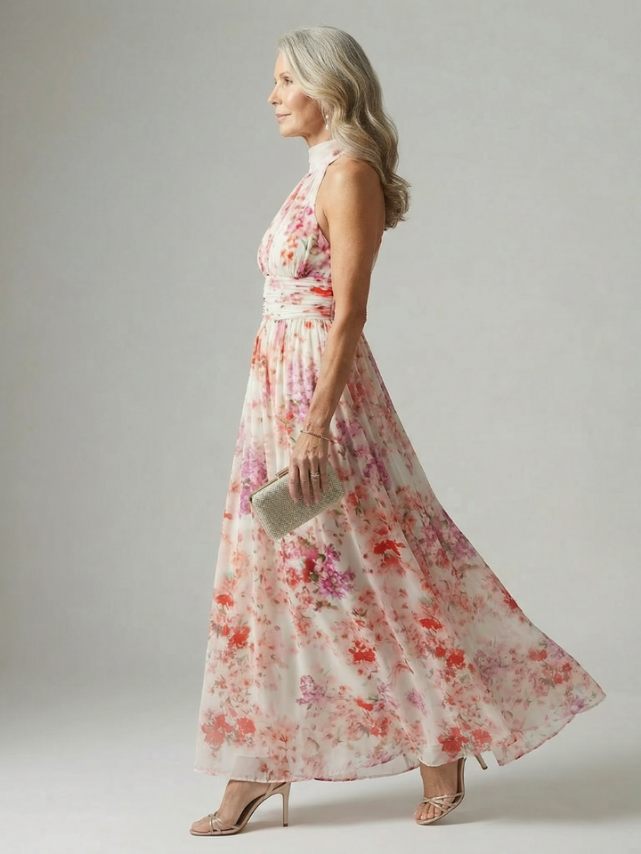 Elyon flowing floral maxi dress