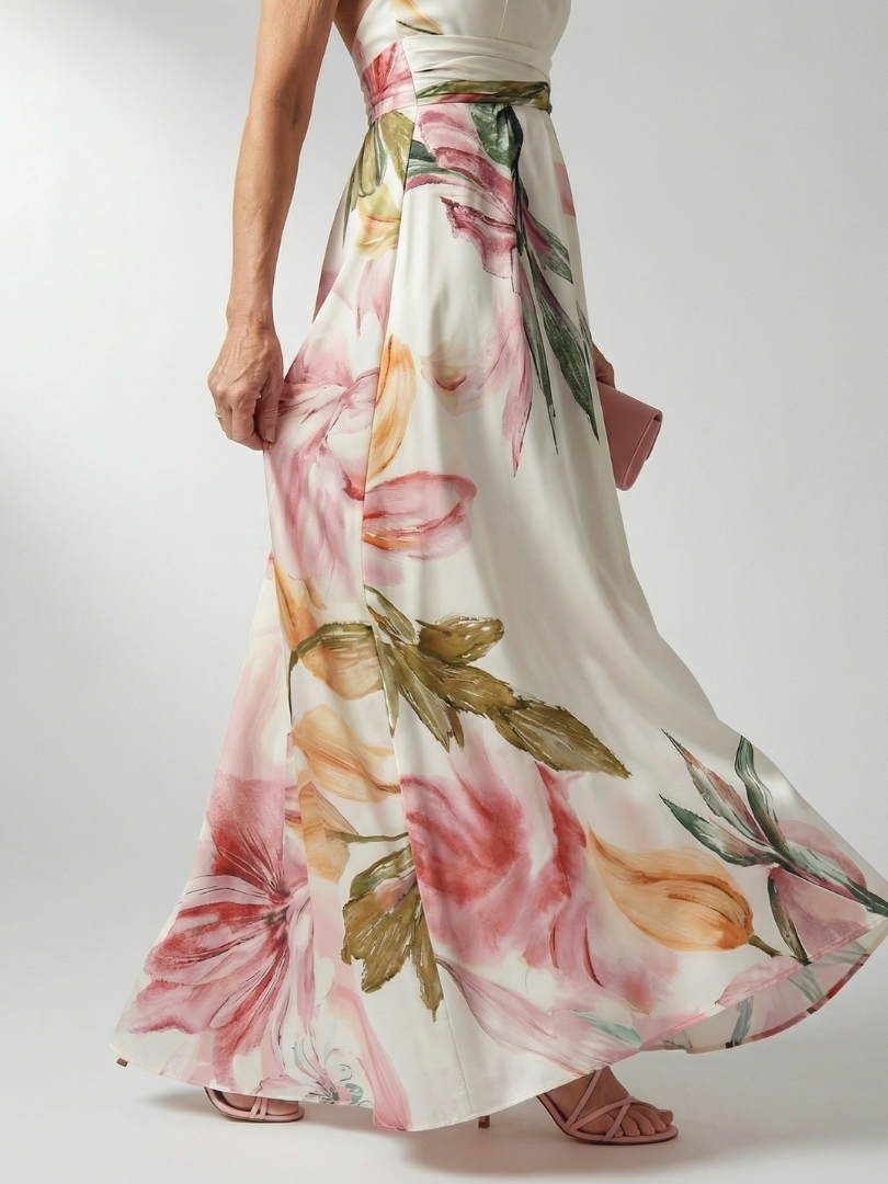 Amiel floral maxi dress
