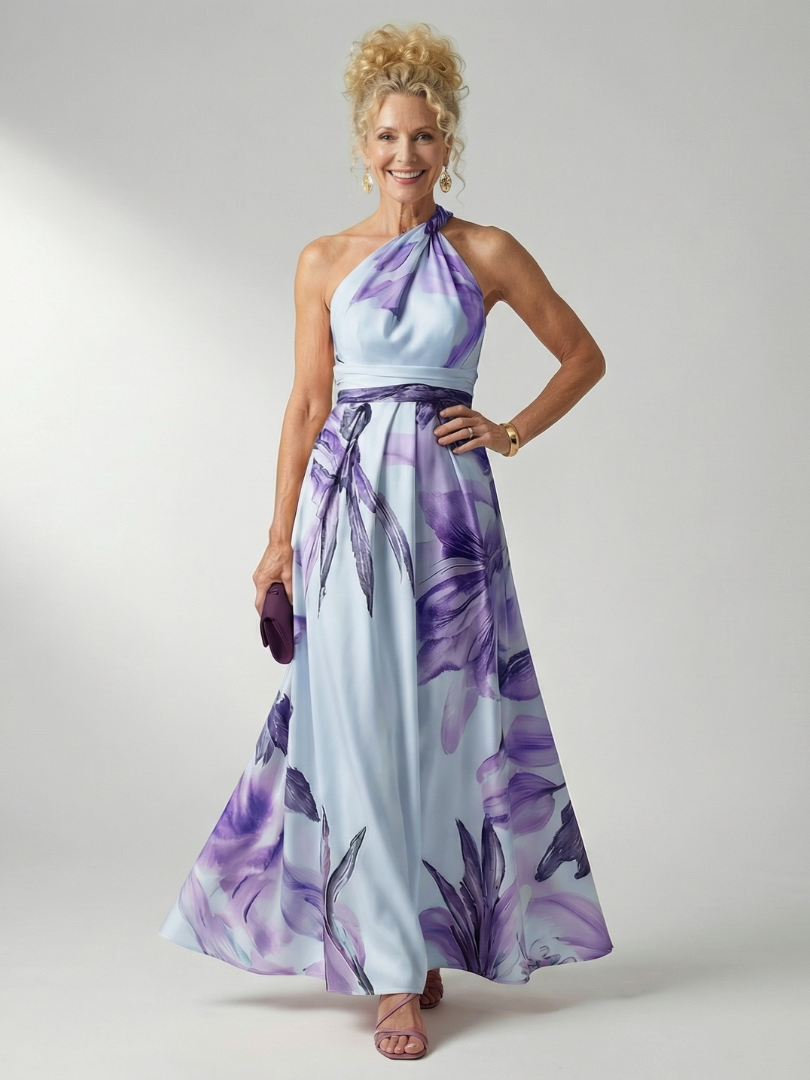 Amiel floral maxi dress
