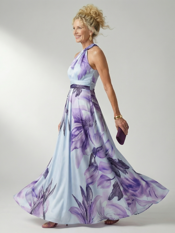 Amiel floral maxi dress