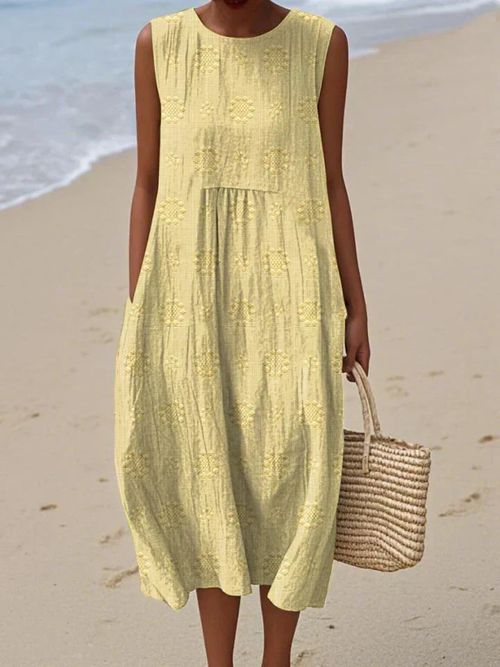 Natalie™ | SLEEVELESS MIDI DRESS