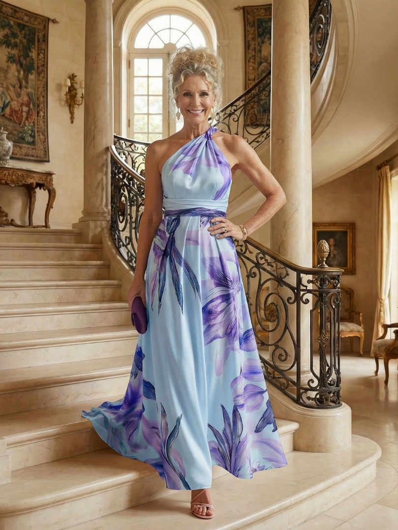 Amiel floral maxi dress