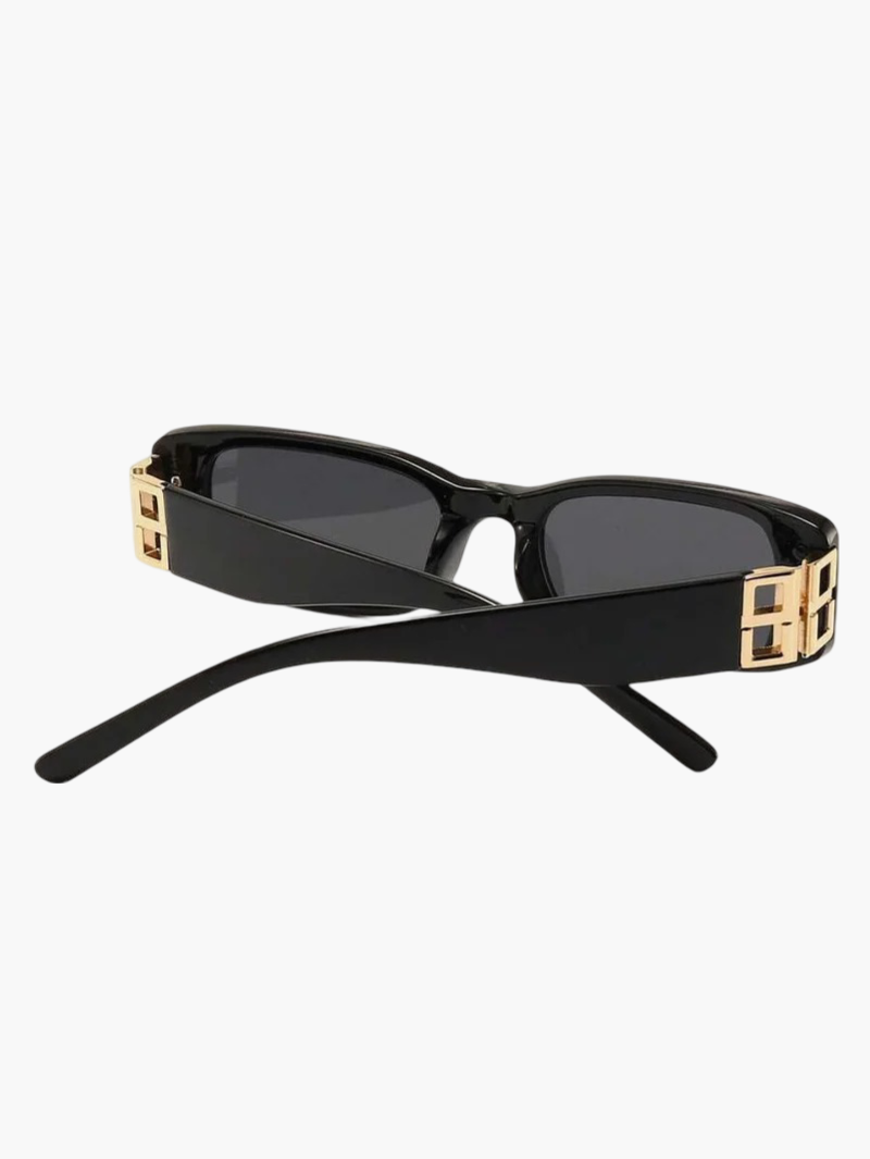 Toni™ | Rectangle Sunglasses with Gold Detail
