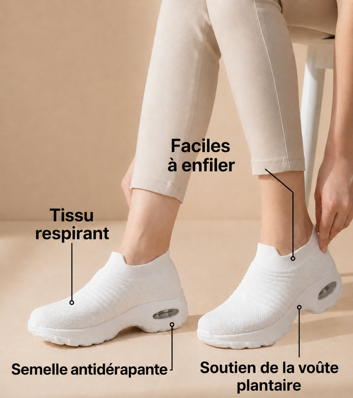 OrthoPro | Sneakers à Grip Invisible