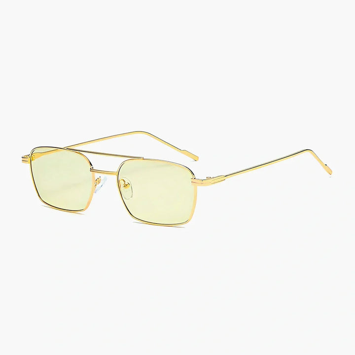 Georgia gold metal frame sunglasses