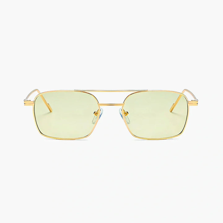 Georgia gold metal frame sunglasses