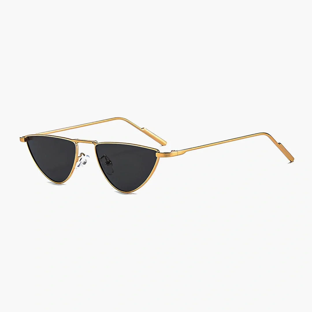 Leanne sharp gold frame sunglasses