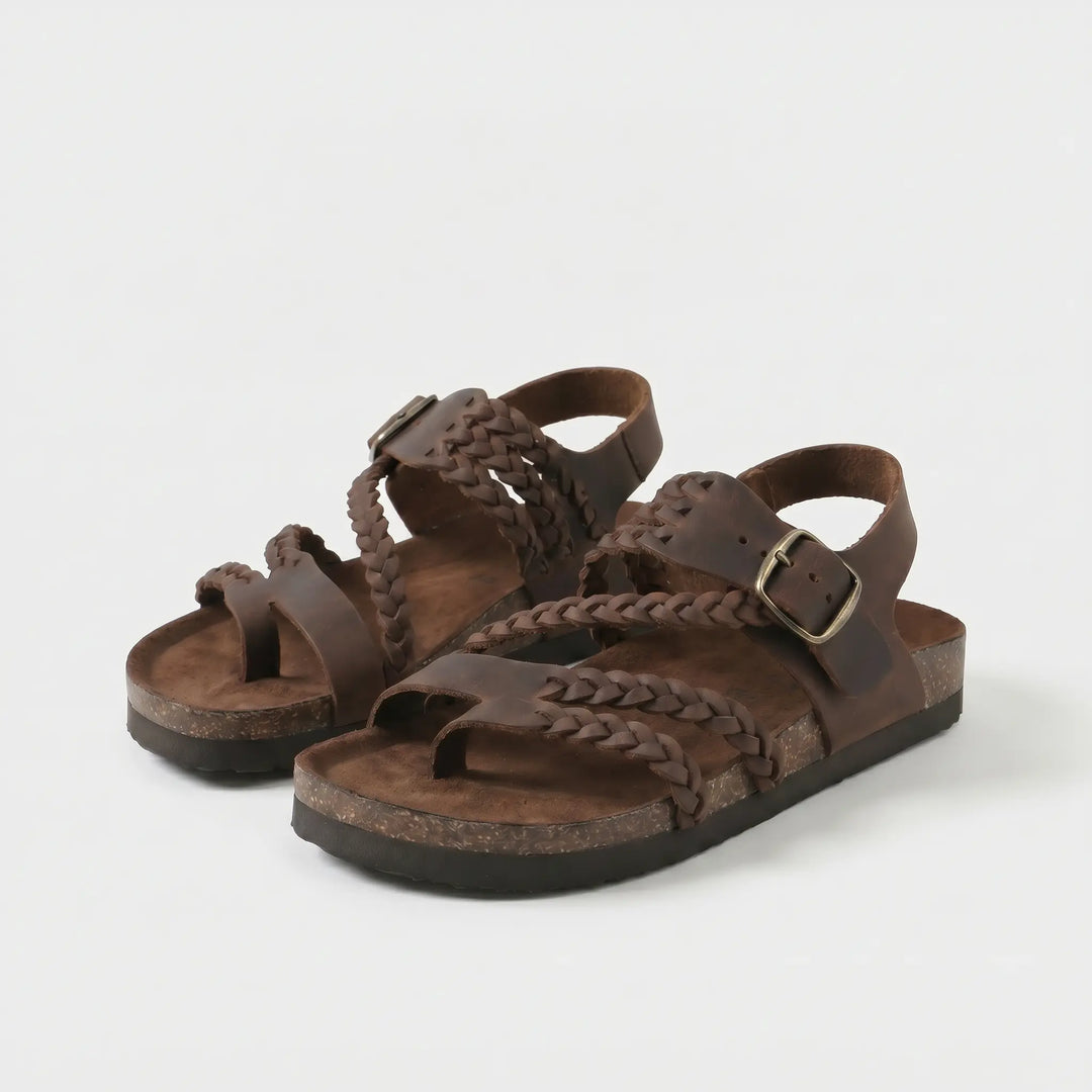 Hayleigh | Woven Strap Footbed Sandals