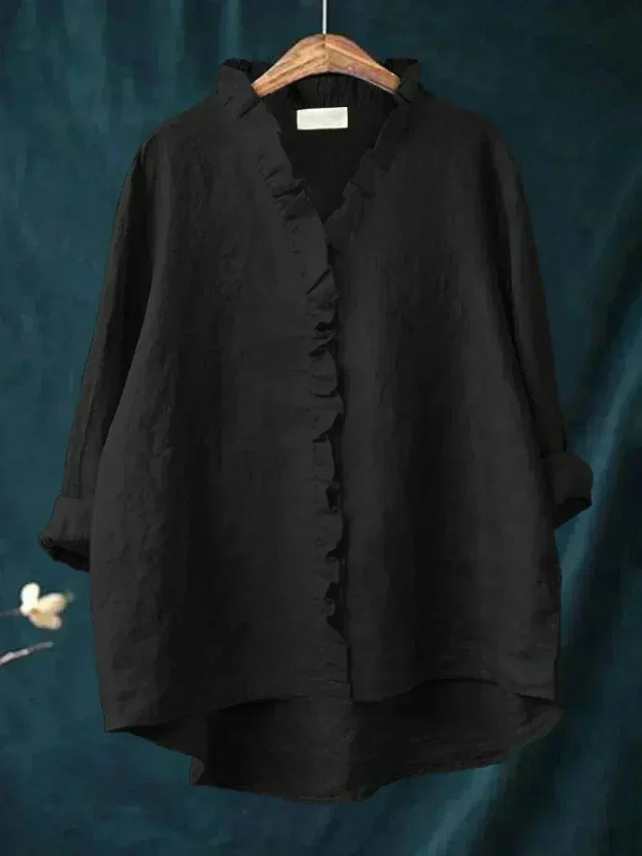 Célestine | Blouse Volants Délicate