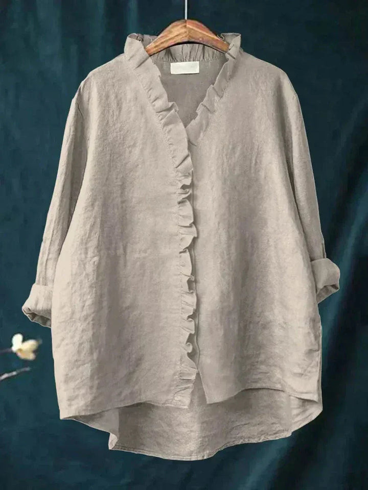 Célestine | Blouse Volants Délicate
