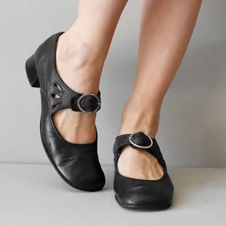 Poppy™ Orthopaedic Mary Jane Shoes in Black